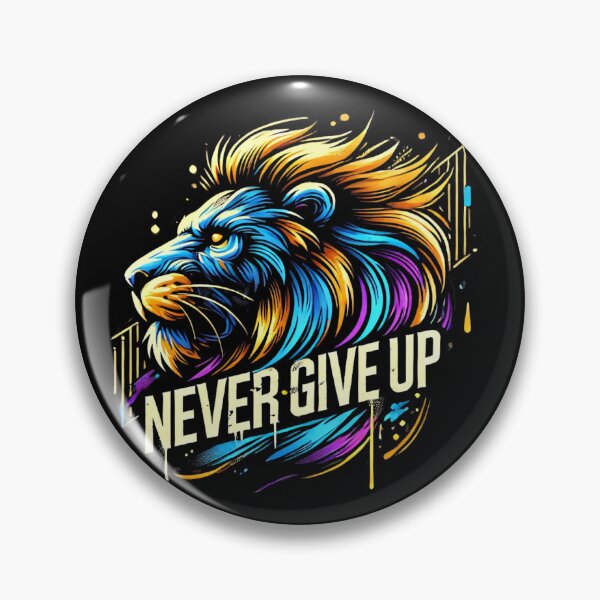 Item preview, Never give up designed and sold by czarnyfeniks.