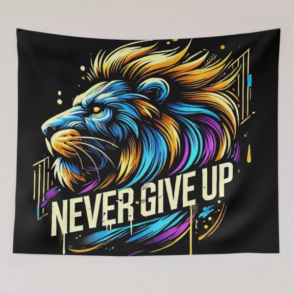 Item preview, Never give up designed and sold by czarnyfeniks.