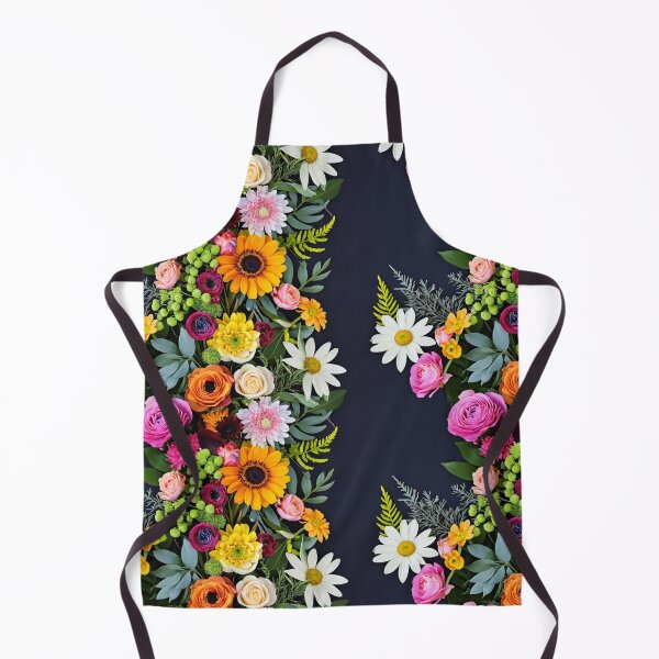 Item preview, Bright and colorful floral arrangement with various blooms and foliage on a dark background designed and sold by Giuseppe Cammino.