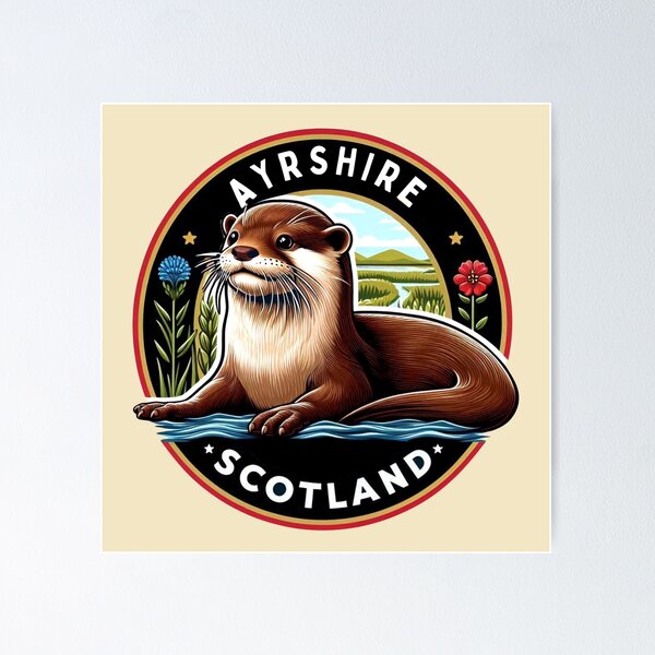 Item preview, Ayrshire, Scotland - Sea Otter designed and sold by FineArtsPro.