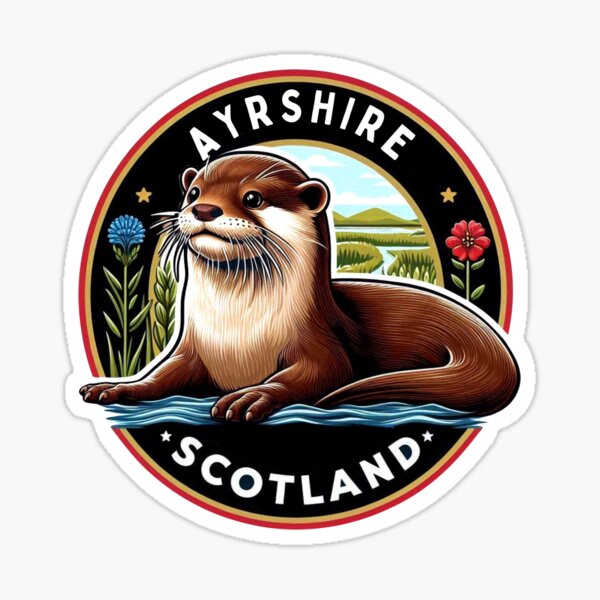 Item preview, Ayrshire, Scotland - Sea Otter designed and sold by FineArtsPro.