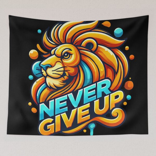 Item preview, Never give up designed and sold by czarnyfeniks.