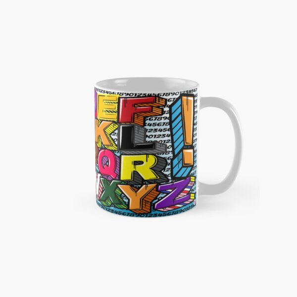 Aperçu de l'œuvre Alphabet. Modèle 1 couleur. créée et vendue par Vinidal.