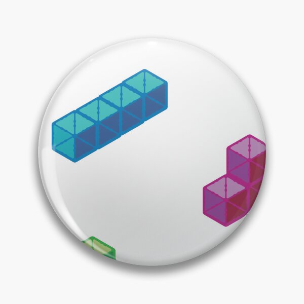 Item preview, Isometric Tetris Blocks Illustration designed and sold by JashJhaveri.