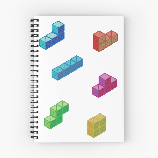 Item preview, Isometric Tetris Blocks Illustration designed and sold by JashJhaveri.