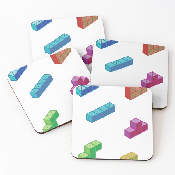 Item preview, Isometric Tetris Blocks Illustration designed and sold by JashJhaveri.