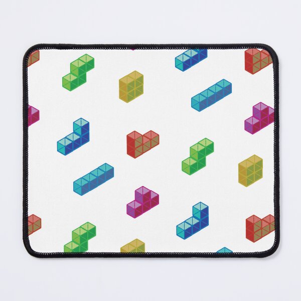 Item preview, Isometric Tetris Blocks Illustration designed and sold by JashJhaveri.
