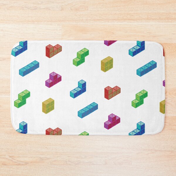Item preview, Isometric Tetris Blocks Illustration designed and sold by JashJhaveri.