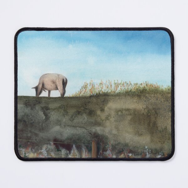 Item preview, Deichschaf – Watercolor Scene from the North Sea designed and sold by Laura Hartleif.