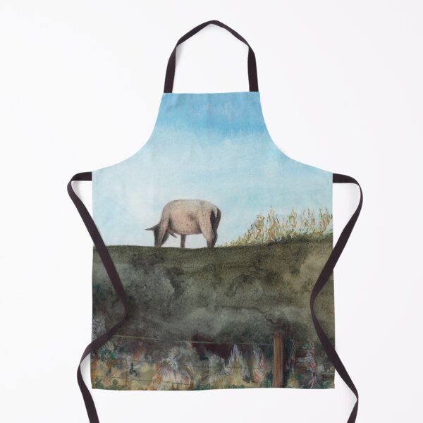 Item preview, Deichschaf – Watercolor Scene from the North Sea designed and sold by Laura Hartleif.
