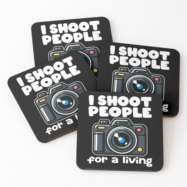 Item preview, I SHOOT PEOPLE FOR A LIVING - PHOTOGRAPHER GIFT designed and sold by KEF Custom.