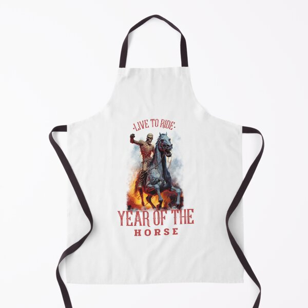 Item preview, Year Of The Horse Live To Ride Skeleton Riding Horse designed and sold by GraTEEtude.