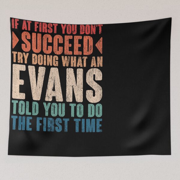 Item preview, Evans last name surname vintage funny personalized birthday gift designed and sold by 9X FR.