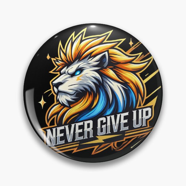 Item preview, Never give up designed and sold by czarnyfeniks.