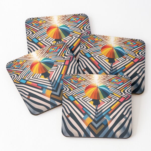Item preview, Rainbow umbrella designed and sold by Vibranta Studio.