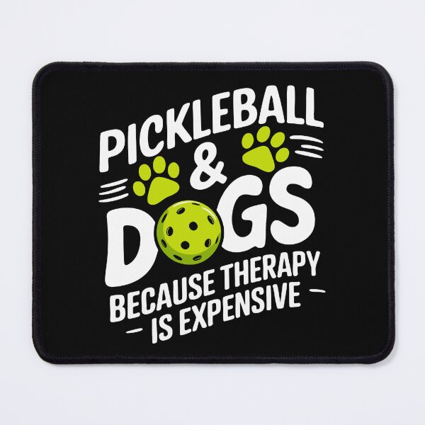 Item preview, Funny Pickleball and Dog Lover Gift Idea designed and sold by w1ckerman.