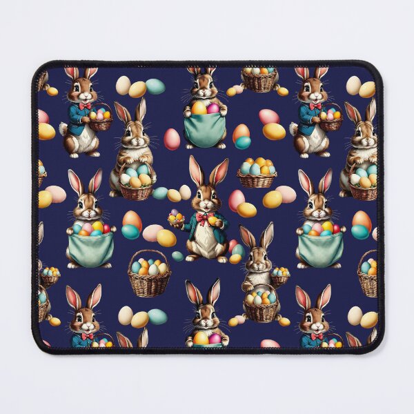 Item preview, Easter Bunnies with Easter Eggs Pattern | Gift for Easter designed and sold by UnhingedBird.