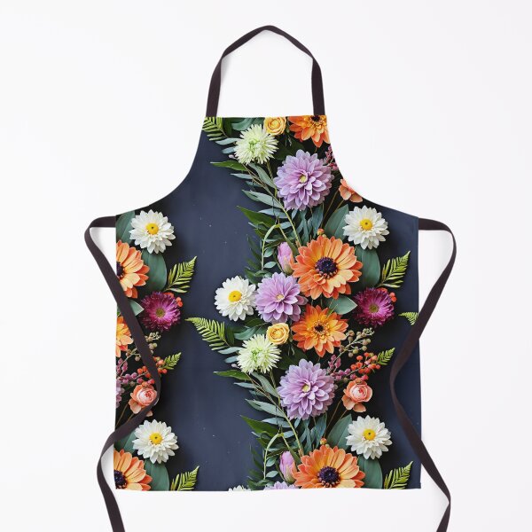 Item preview, Bright and colorful floral arrangement with various blooms and foliage on a dark background designed and sold by Giuseppe Cammino.