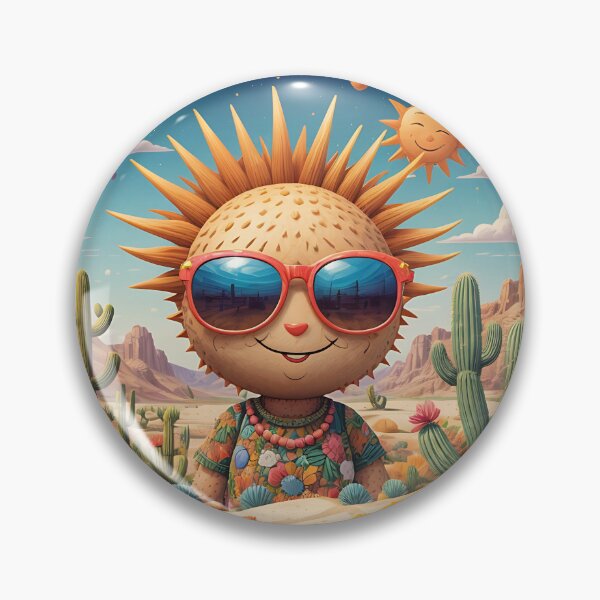 Item preview, Sunny Cactus Vibes, ideal travel gift designed and sold by Indoni.