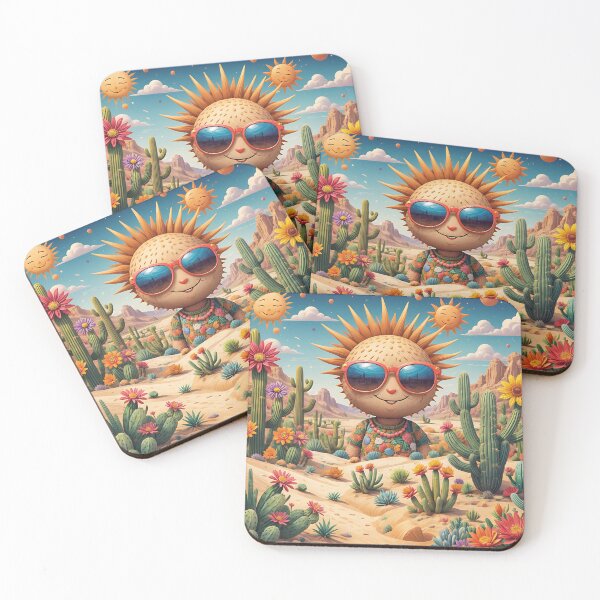 Item preview, Sunny Cactus Vibes, ideal travel gift designed and sold by Indoni.