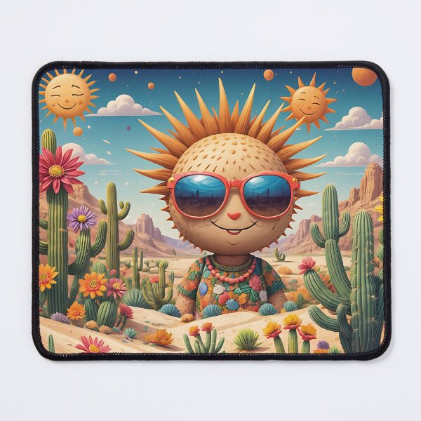 Item preview, Sunny Cactus Vibes, ideal travel gift designed and sold by Indoni.
