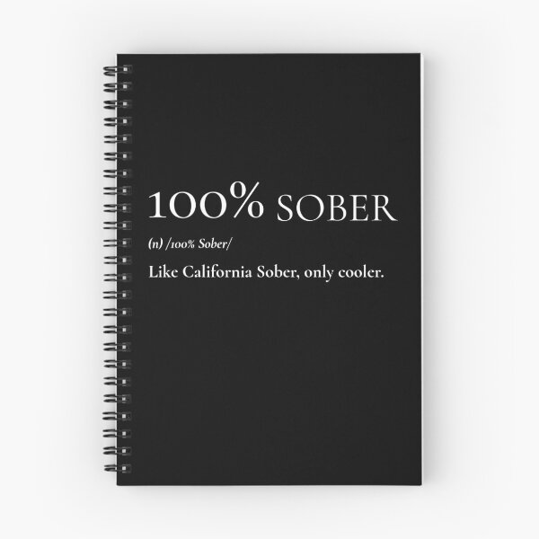 Item preview, 100% Sober - The Definitive A.A. Tee! designed and sold by ArdmoreAvenue.