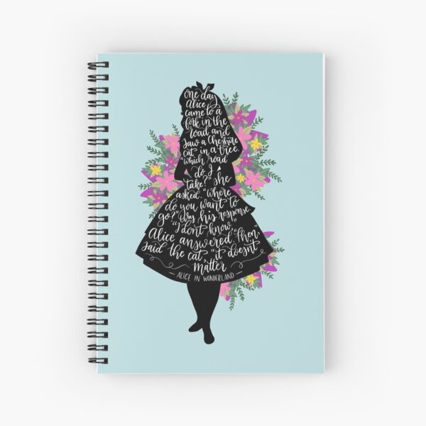 Item preview, Alice in Wonderland Quote Silloette  designed and sold by alwaysbookish.