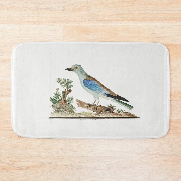 Item preview, African Blue Bird Vintage illustration art designed and sold by Vintage Designs +.