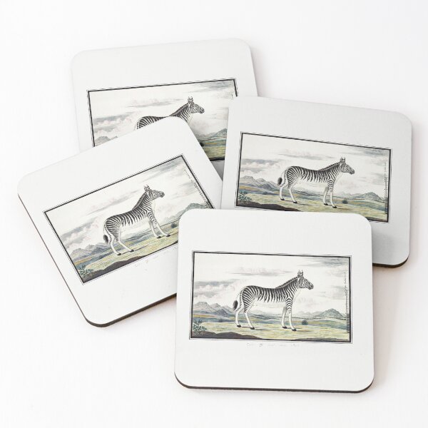 Item preview, Zebra African wildlife vintage illustration art designed and sold by Vintage Designs +.