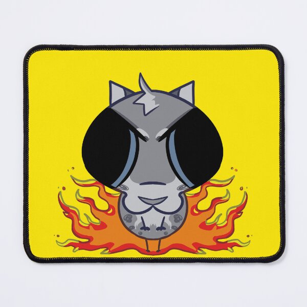 Item preview, ashfur silly cat fire sticker cute warrior cats designed and sold by Rexoox.