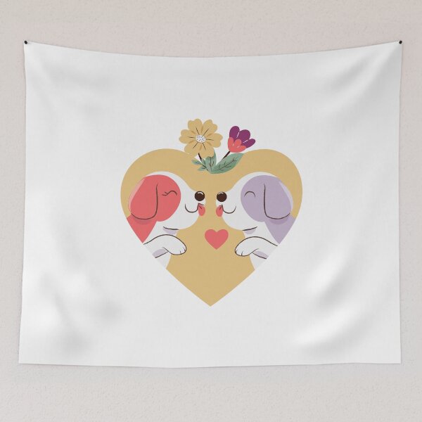 Item preview, Kissing Dogs  designed and sold by saraartjem.