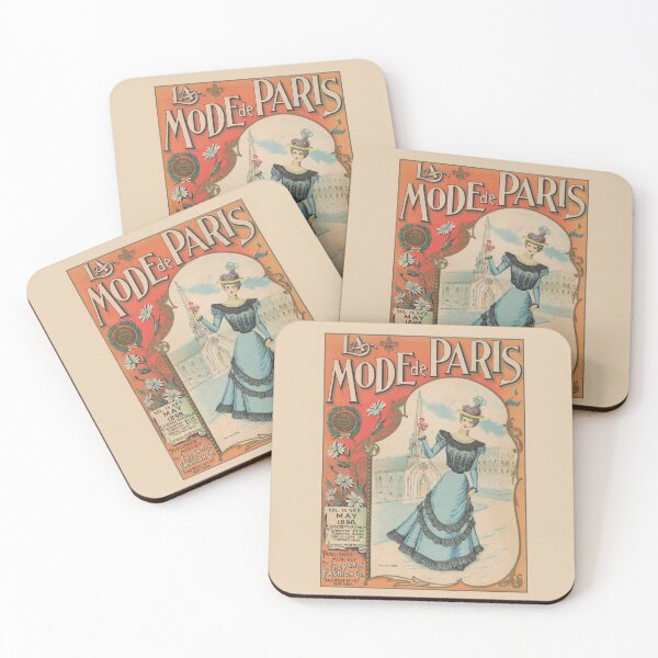 Item preview, La Mode de Paris - Vintage French Magazine Cover designed and sold by Dancing in the Living Room.