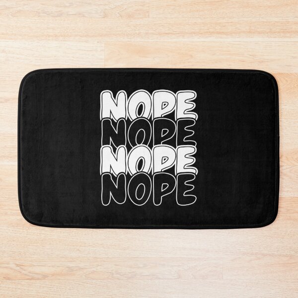 Item preview, Bold "NOPE" Stacked Typography T-Shirt Design designed and sold by Design333.