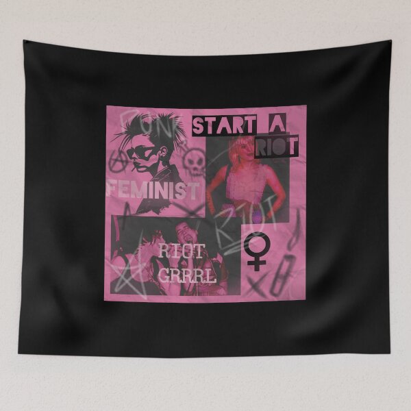 Item preview, Riot grrrl designed and sold by FurAndWhiskersStudio.