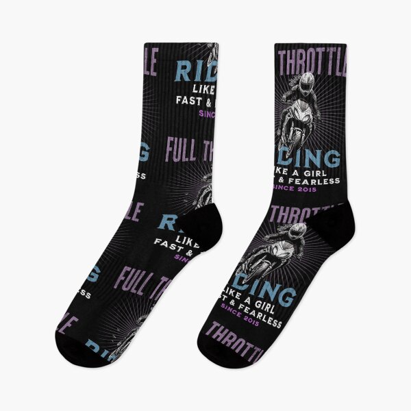 Item preview, Full Throttle - Riding Like a Girl Since 2015 designed and sold by LegendaryDesigns.