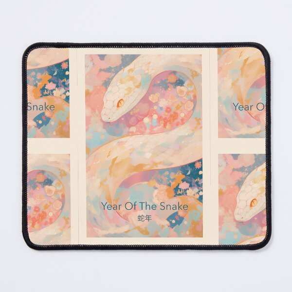 Item preview, Year Of The Snake 蛇年 Water Color Painting Pastel Color designed and sold by GraTEEtude.