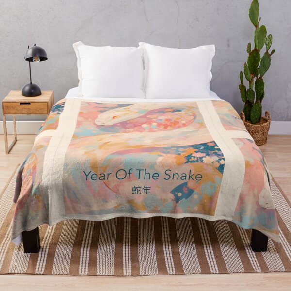 Item preview, Year Of The Snake 蛇年 Water Color Painting Pastel Color designed and sold by GraTEEtude.