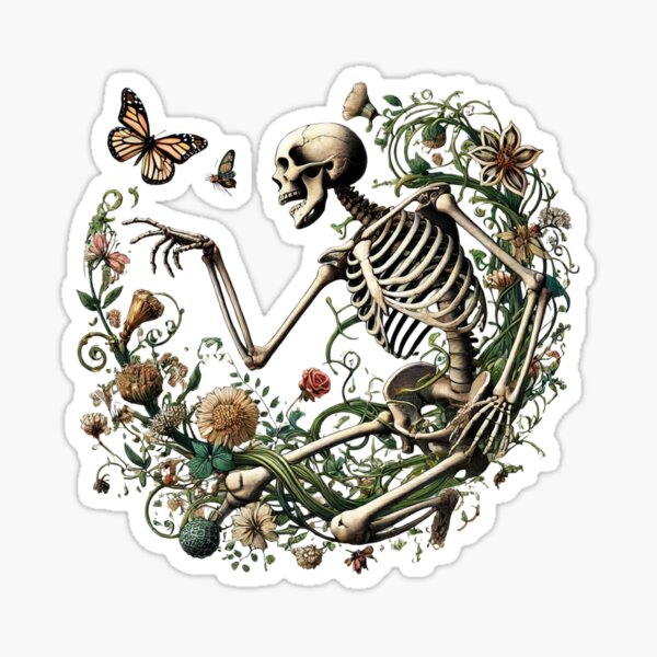 Item preview, Bones & Blooms designed and sold by czarnyfeniks.