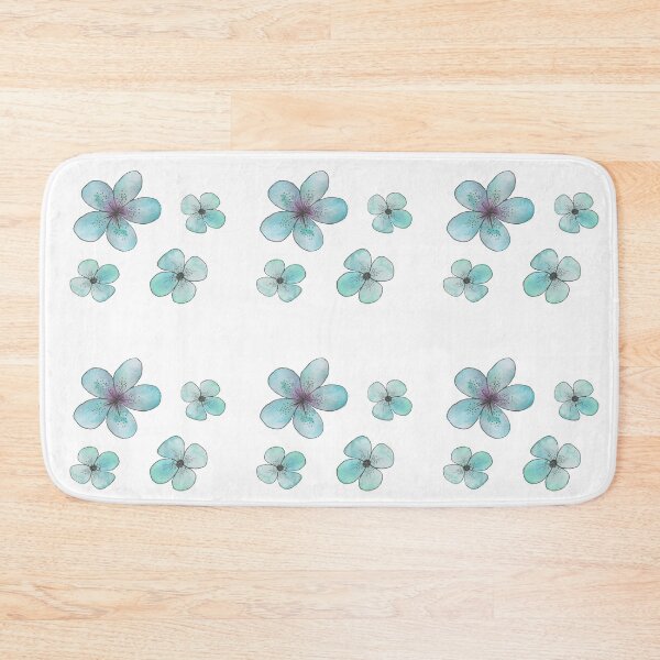 Item preview, Four pretty blue flowers designed and sold by AcornDesign.