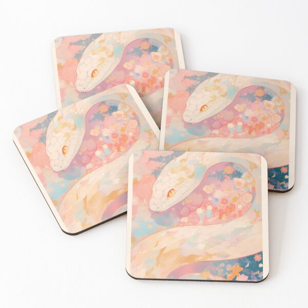 Item preview, Year Of The Snake 蛇年 Water Color Painting Pastel Color designed and sold by GraTEEtude.
