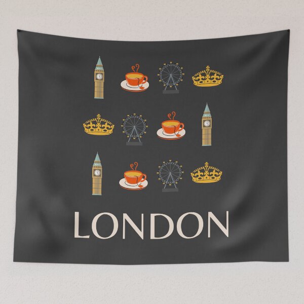 Item preview, London Icons Print designed and sold by Magic Love Art Print.