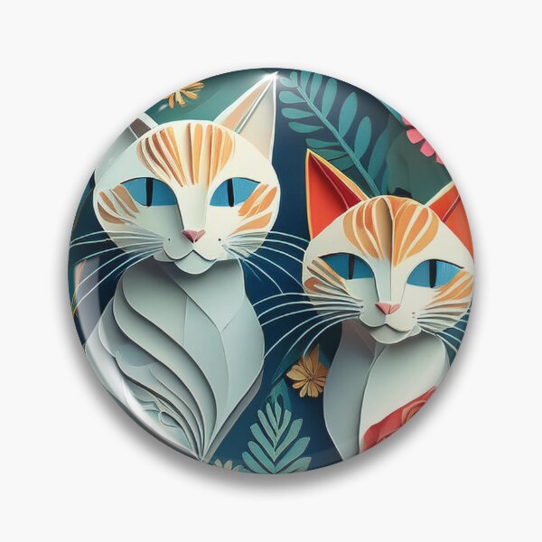 Item preview, Colrful cats and flowers art designed and sold by Photopat.