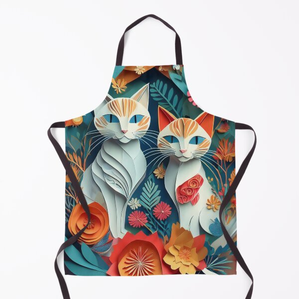 Item preview, Colrful cats and flowers art designed and sold by Photopat.