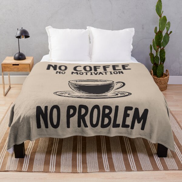 Item preview, No Coffee No Motivation No Problem. A Coffee Cup and a Typography. designed and sold by twisted-dot.