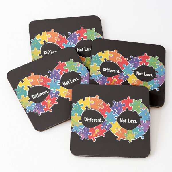Item preview, Colorful Autism Awareness Infinity Puzzle designed and sold by ibobo4656.