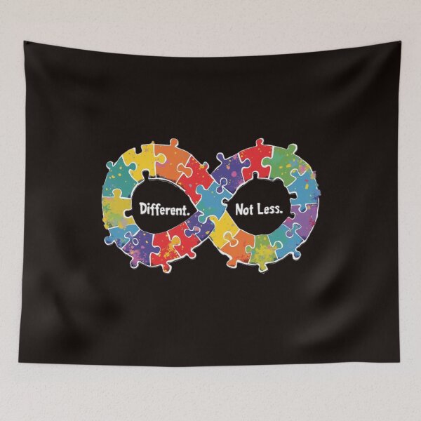 Item preview, Colorful Autism Awareness Infinity Puzzle designed and sold by ibobo4656.