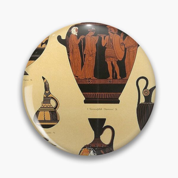 Item preview, Vintage Poster of Ancient Greek Pottery designed and sold by tomorrowsart.