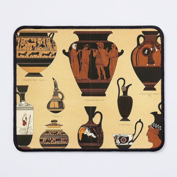 Item preview, Vintage Poster of Ancient Greek Pottery designed and sold by tomorrowsart.