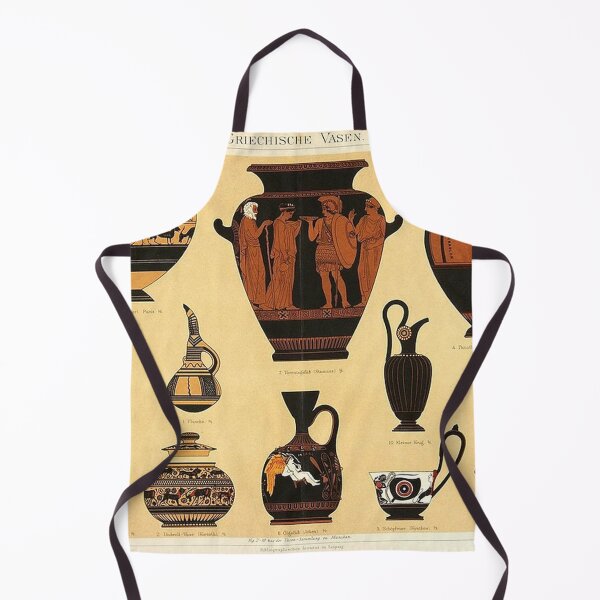 Item preview, Vintage Poster of Ancient Greek Pottery designed and sold by tomorrowsart.