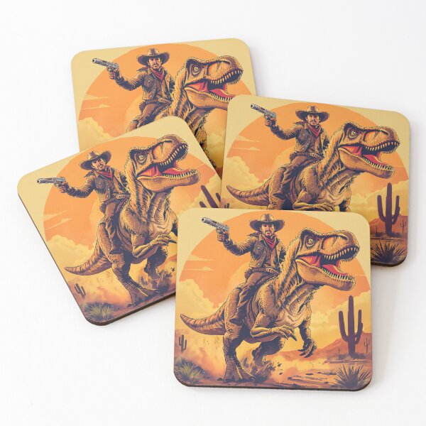 Item preview, Cowboy on dinosaur designed and sold by Andrewstg.